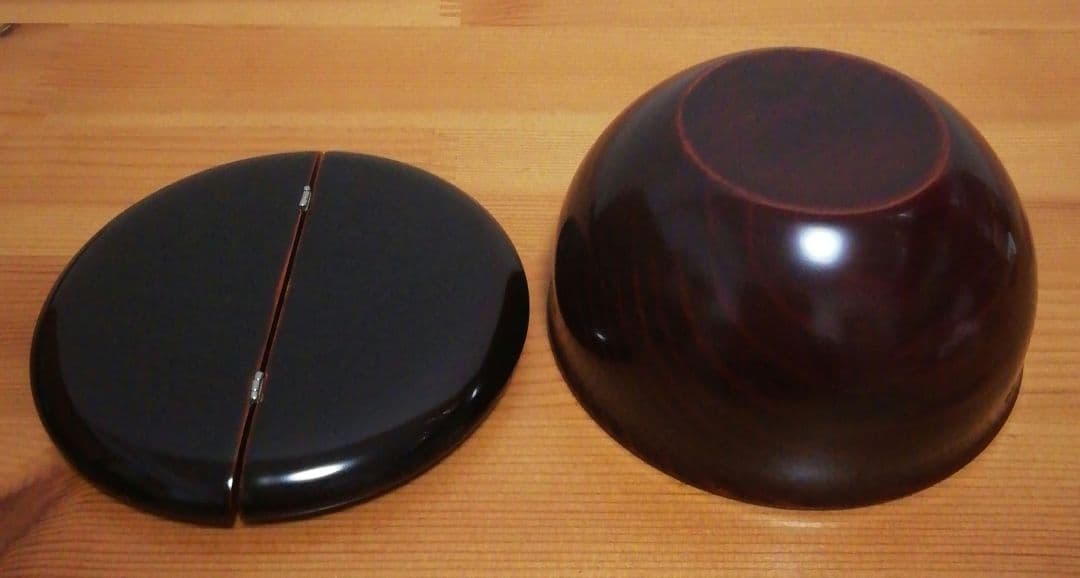 胡寿作　老松　茶入　棗　共箱　仕服付　共箱