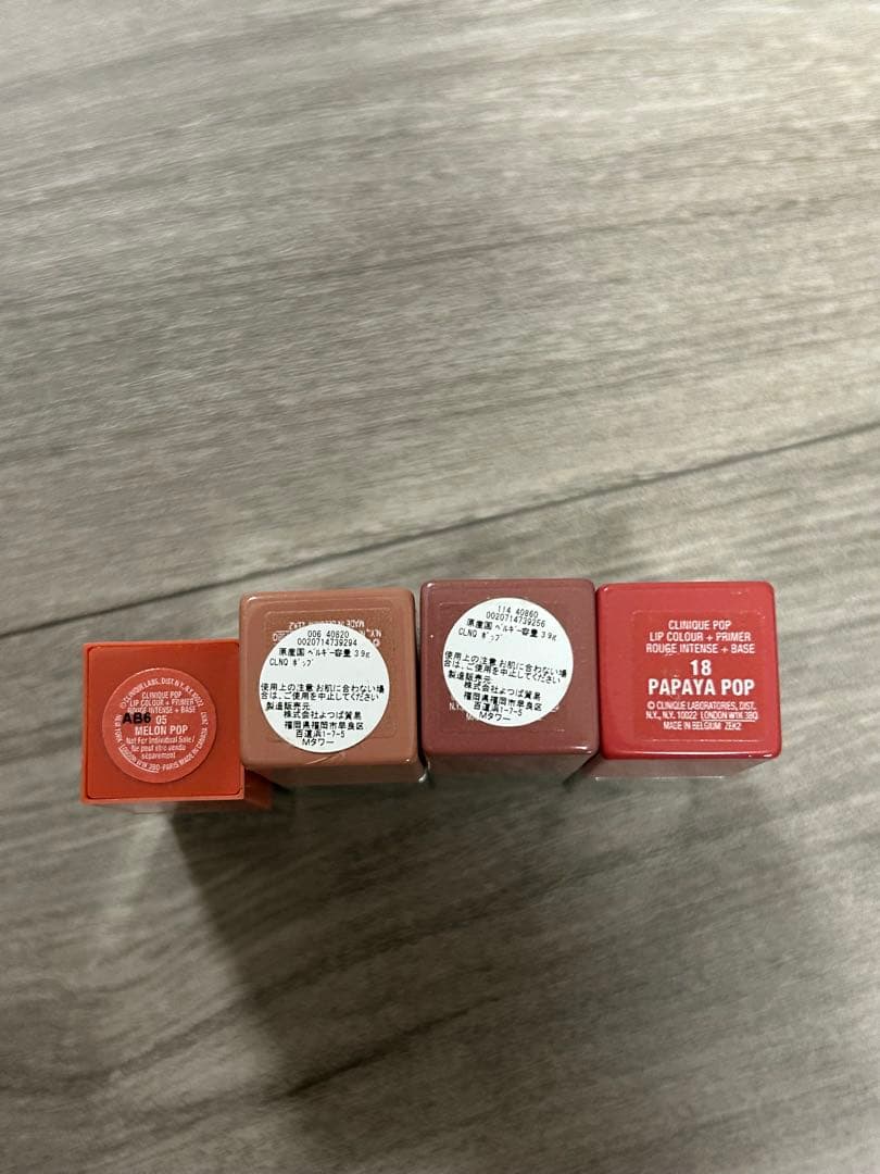 クリニーク チークポップ リップおまとめ売り10点CLINIQUE