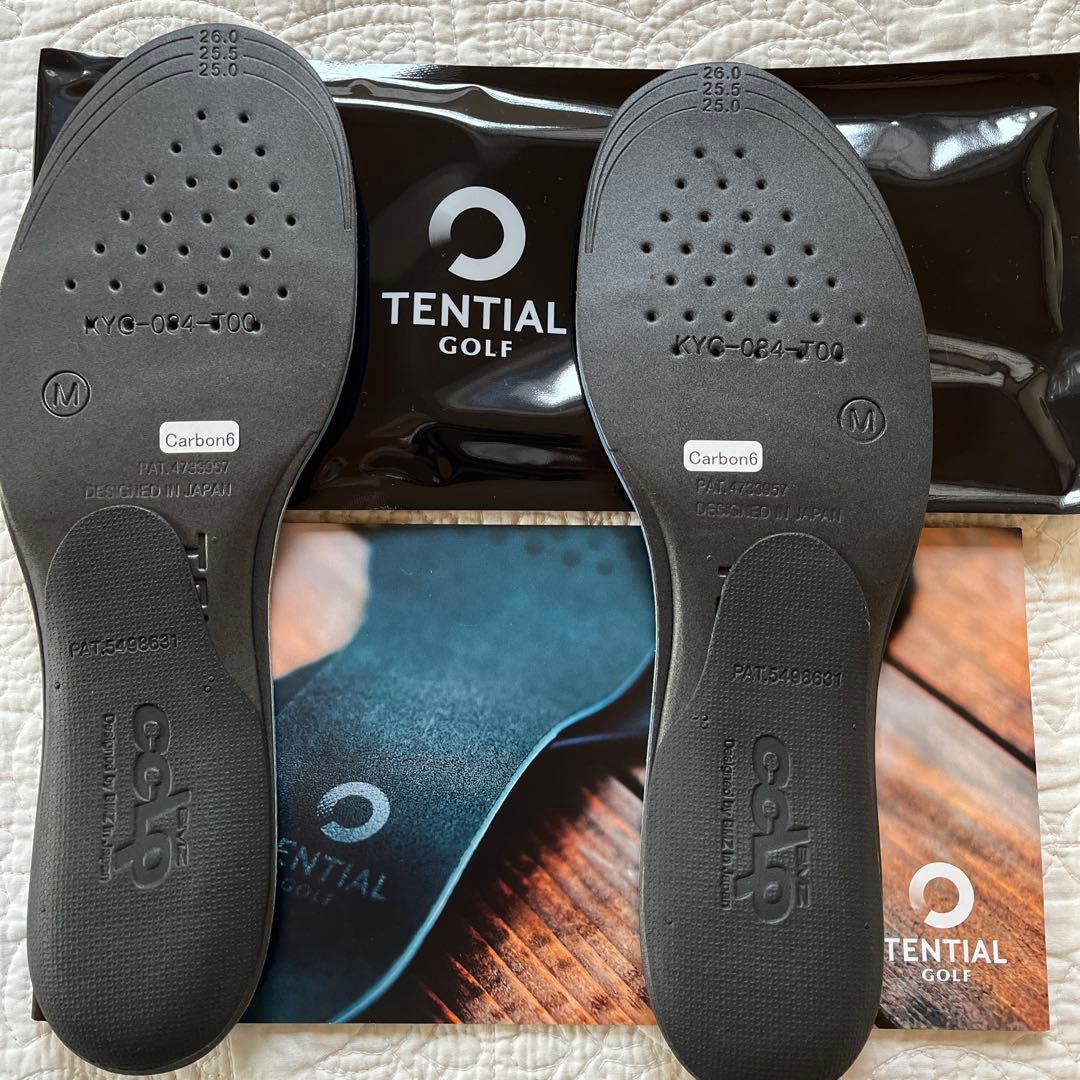 TENTIAL インソール・ゴルフ・カーボン　M
