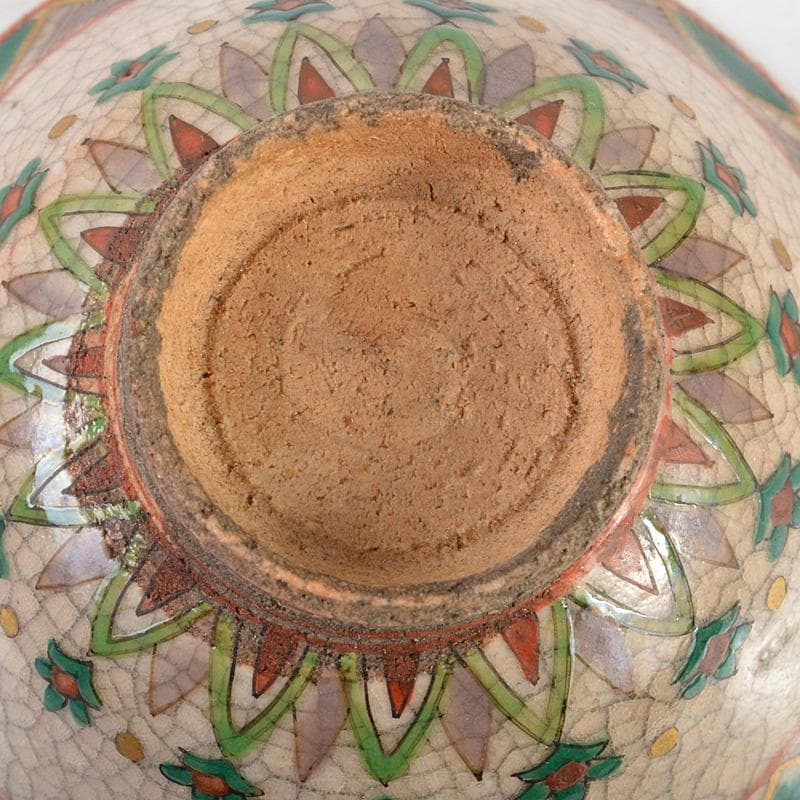 色絵金彩　花文　盃　酒盃　合わせ箱　M　6405