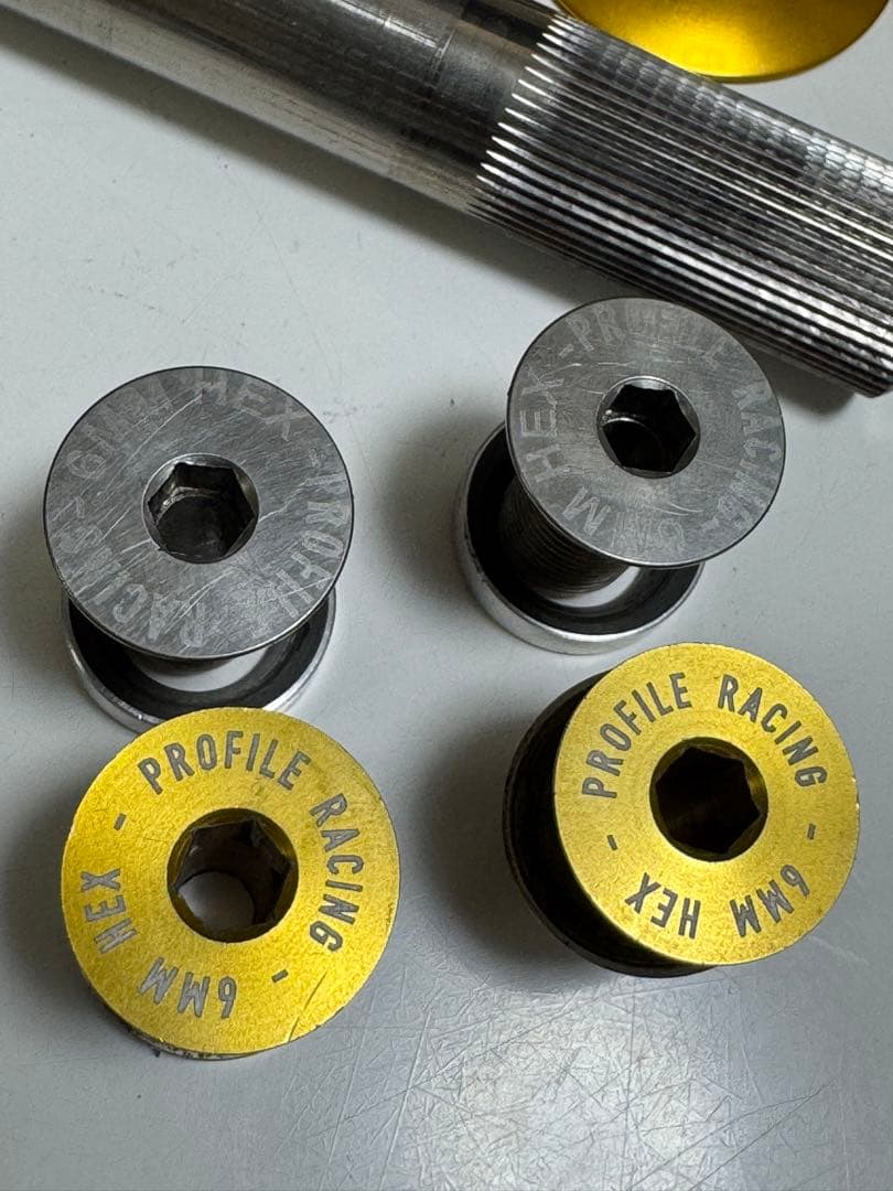 PROFILE Racing CRANK SET 160mm チタン