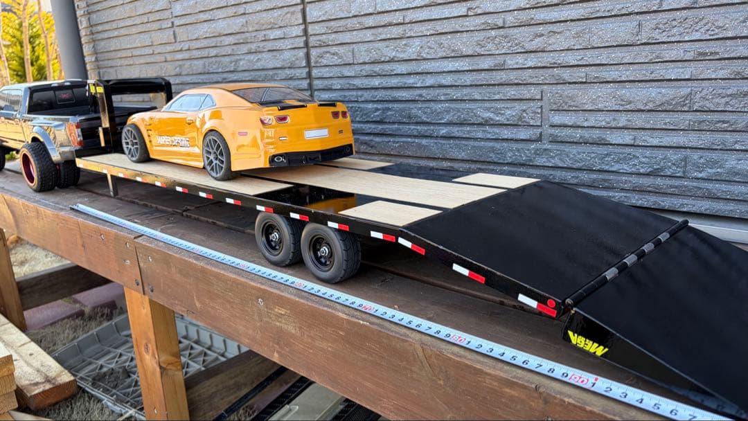 CEN F450 と　車載 トレーラー　（トラクサス scx10 rc4wd