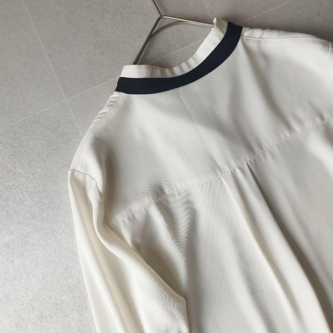 完売品！未使用級✨️アルアバイル ポリエステルツイルハイショクナロータイブラウス