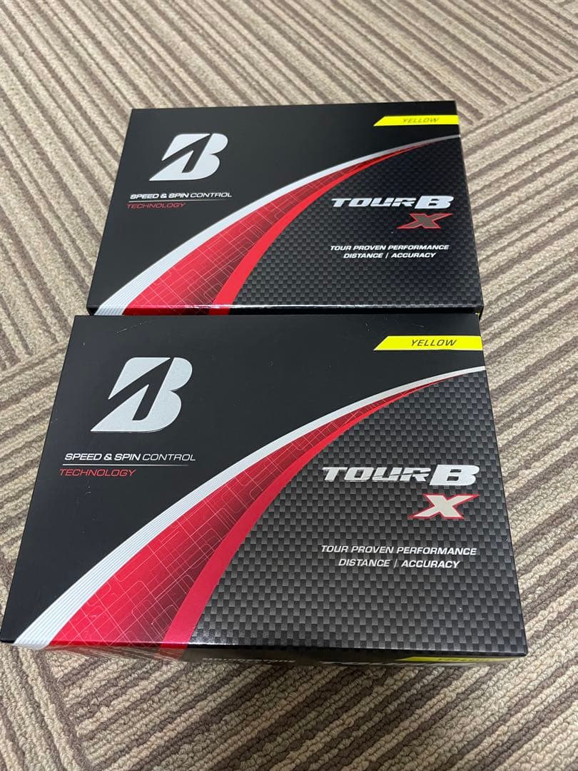 ブリヂストン TOUR B X イエロー 12個入り　2ダース　新品未使用