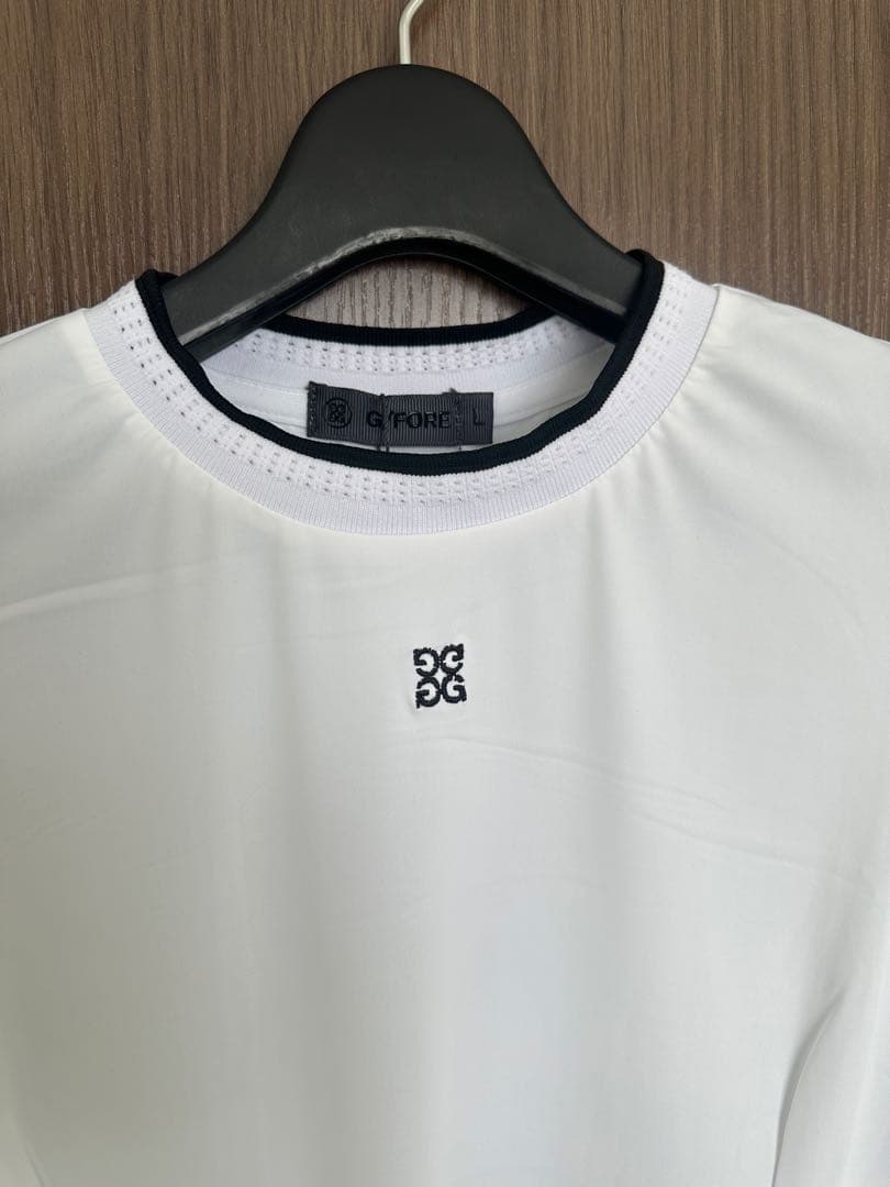 新品未使用☆新作☆G/FOREジーフォアレディース長袖シャツsizeLホワイト