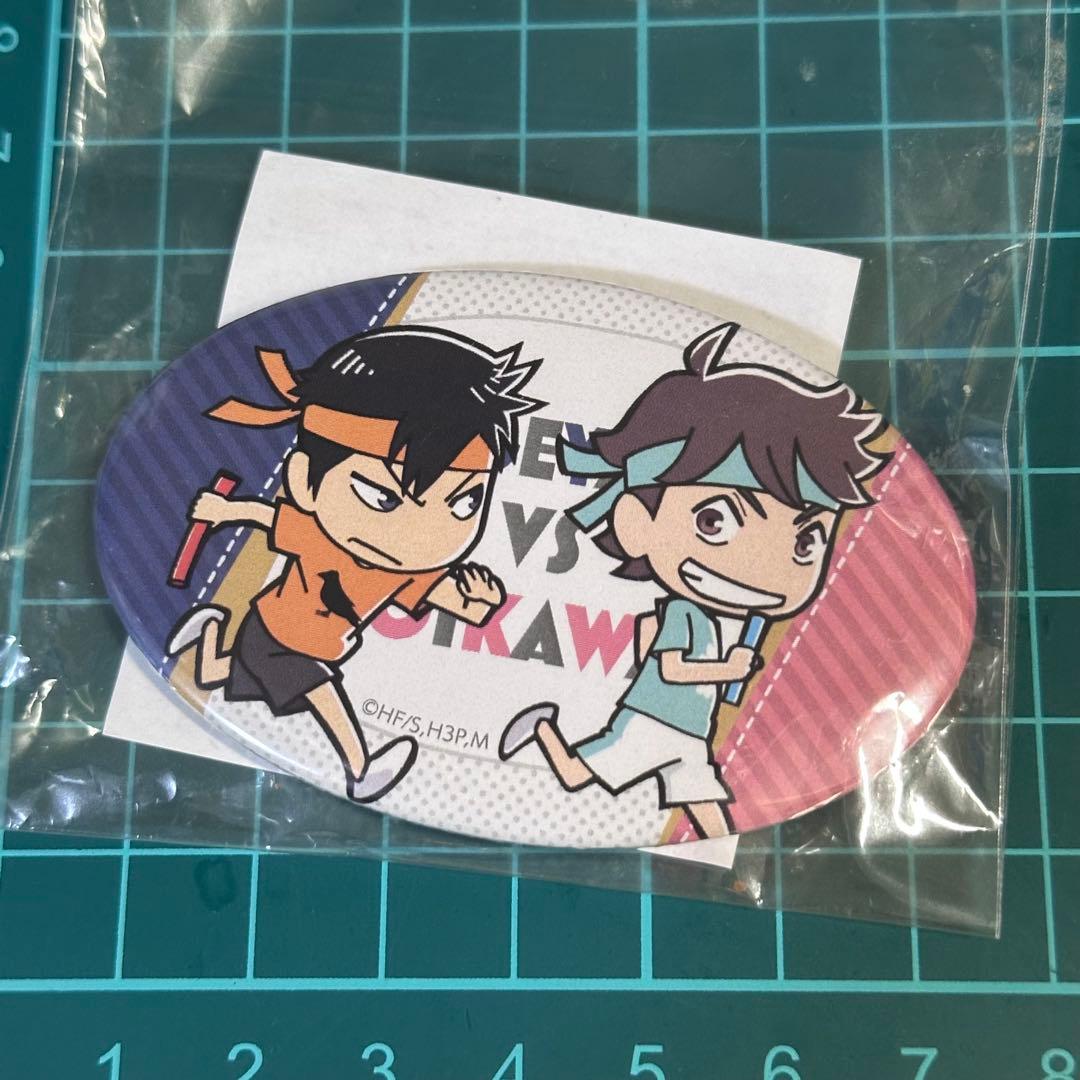 ハイキュー　J-WORLD 合同体育祭　缶バッジ　影山飛雄　及川徹