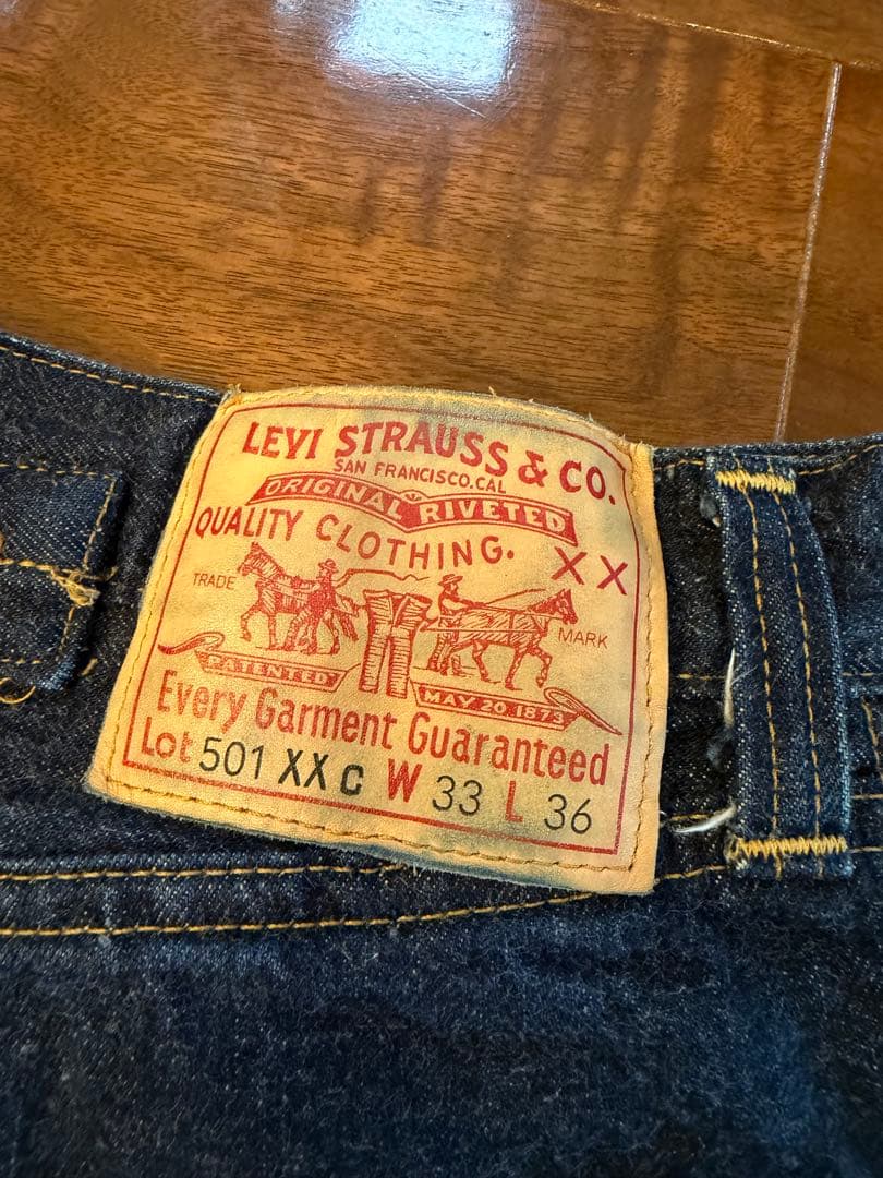 Levi’s 501XX C W33 赤耳 BigE 日本復刻 セルビッジ