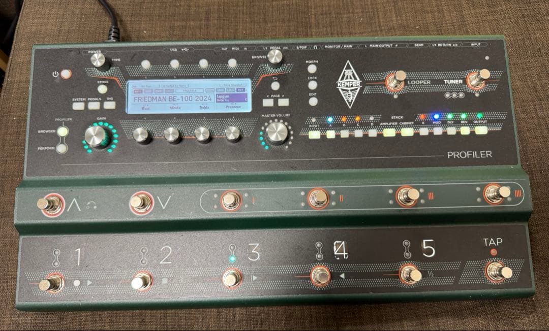 ギター Kemper PROFILER STAGE