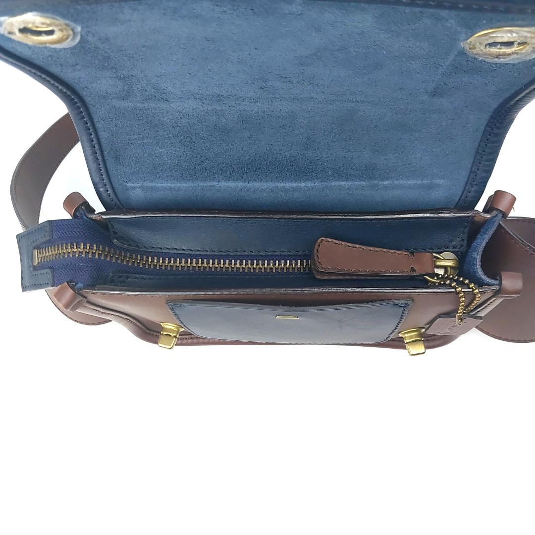 【レア】 COACH コーチ ボディバッグ クロスボディ ウエストバッグ レザー