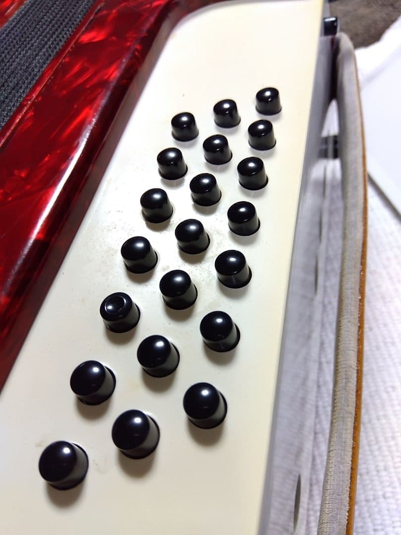 （美品即演奏可）YAMAHA アコーディオン YA-21ケース無【信頼の日本製】