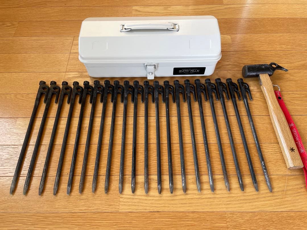  peak スノーピーク ソリッドステーク30 20本 ペグハンマー