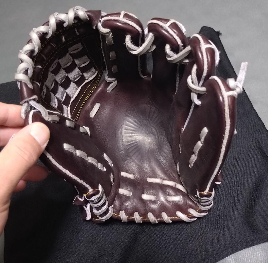 ディアマンテ　硬式内野手用　小指2本限定モデル　型付け済