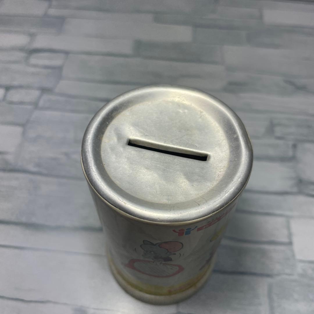 北陸銀行 非売品 トムとジェリー アルミ 貯金箱 高10.3 1967 レトロ