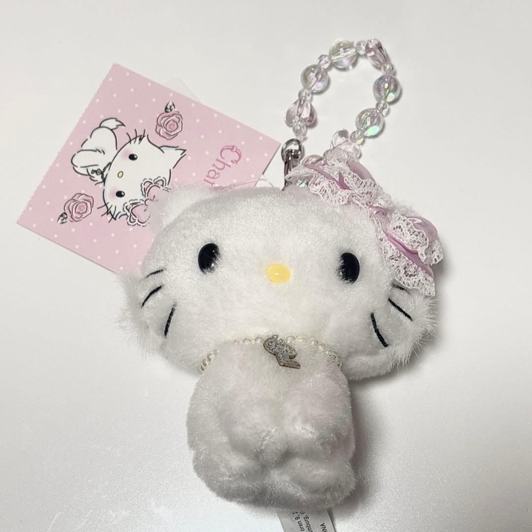 サンリオ チャーミーキティ マスコットホルダー　2023 レア　ビーズストラップ