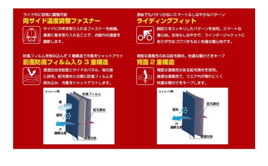 ★超土日ゲリラ★新品★かわうその自転車屋さん ウィンターシールドジャケット L