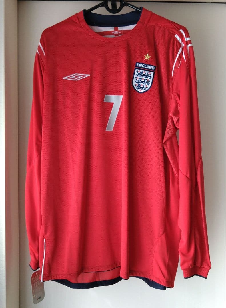 イングランド代表 04/06 アウェイ BECKHAM　7