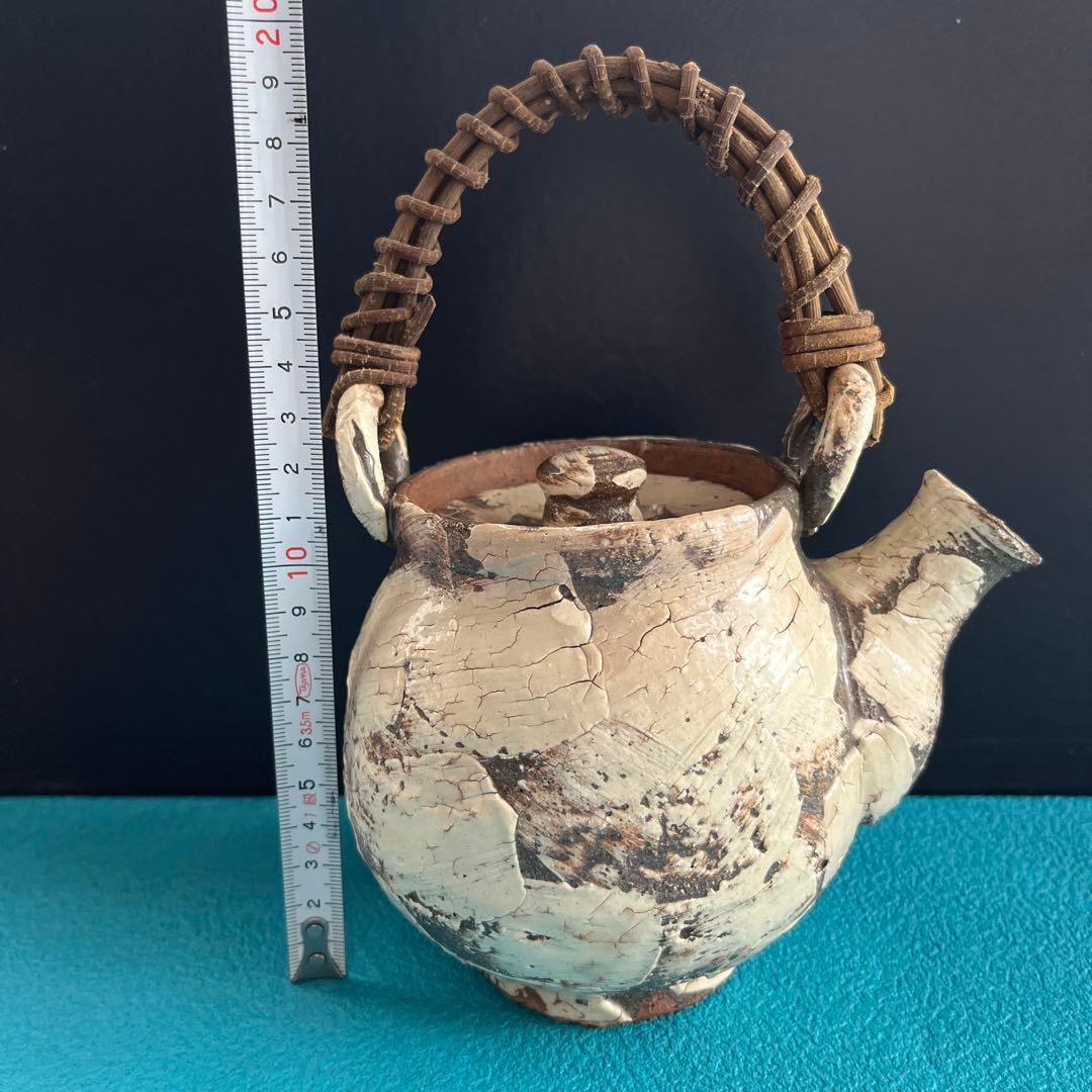 手作り陶器茶釜 小型