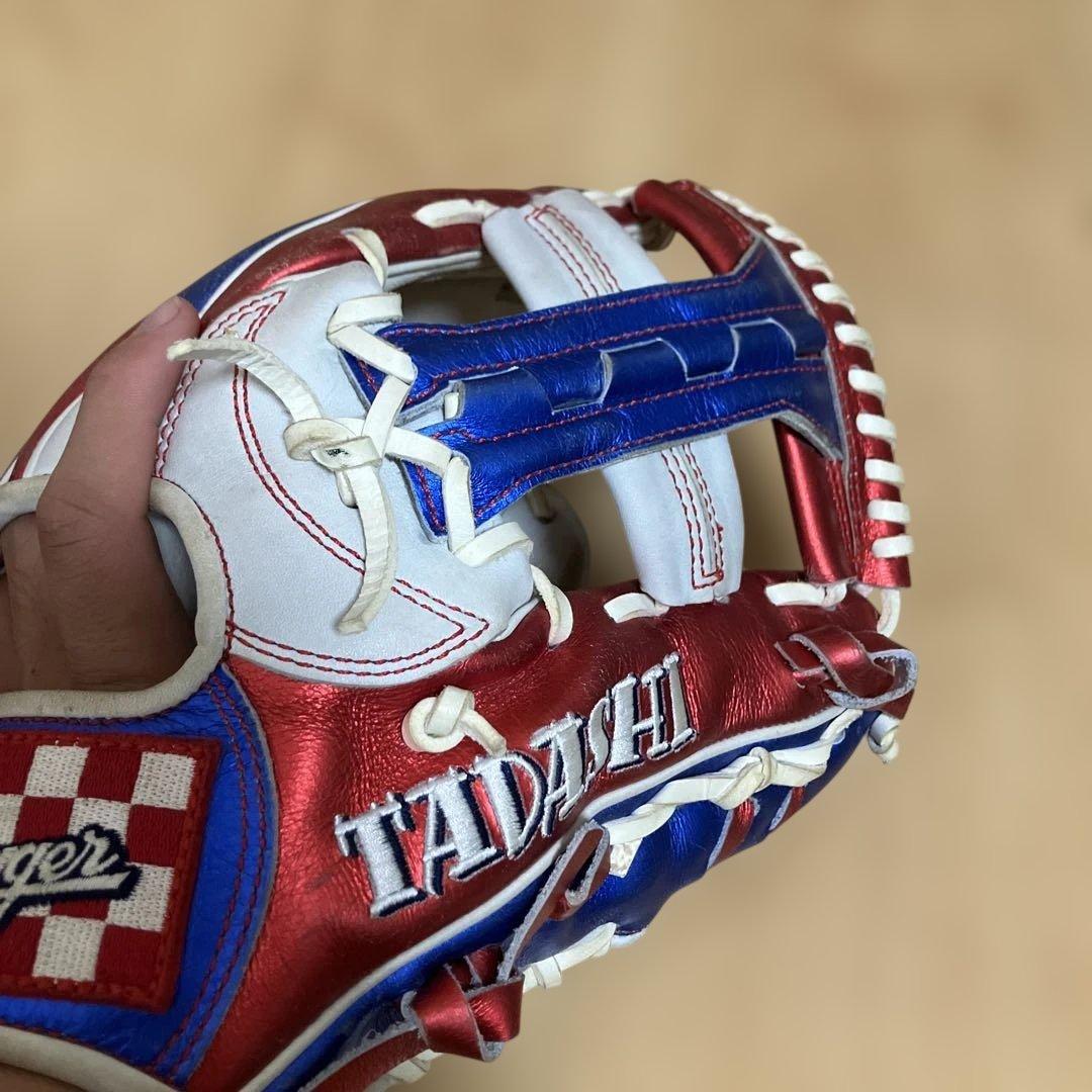 Slugger 野球グローブ 赤青