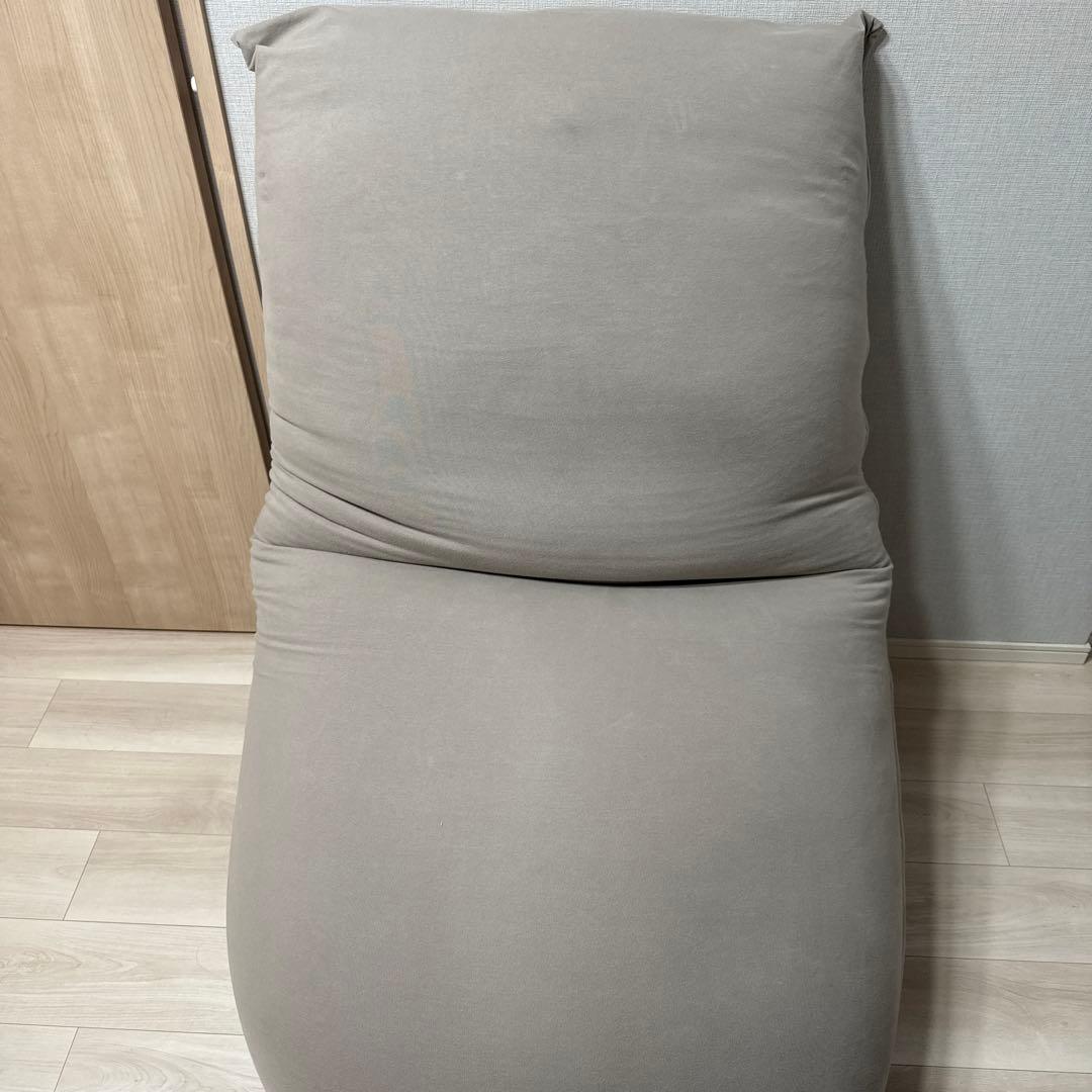 ひ*え様 yoitibo max ヨギボーマックス　ライトグレーカバー付　ビーズ