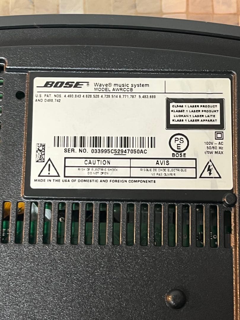 m*o様 BOSE Wave music system AWRCCB