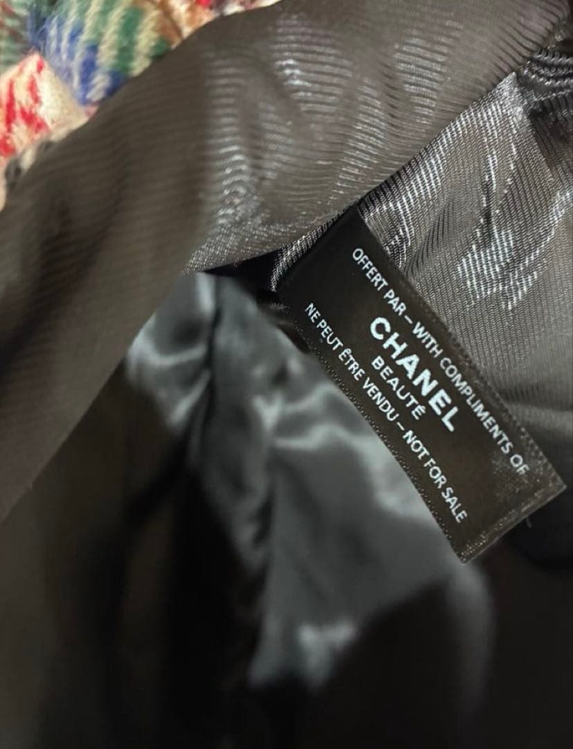 CHANEL シャネルノベルティ　トートバッグ　ハンドバッグ　ブラウンチェック