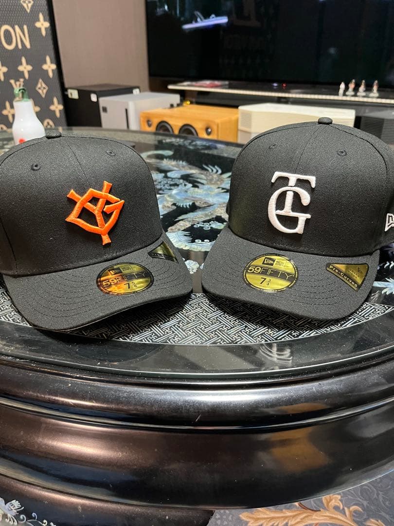 読売ジャイアンツプロコレ帽子ホームビジター 二個セット