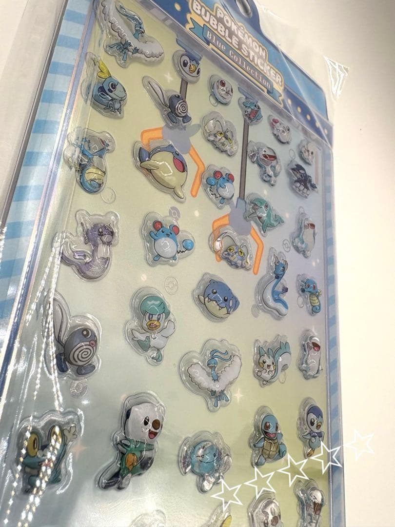 韓国限定　ポケモン バブルステッカー 8枚セット　メタモンシークレットマンション