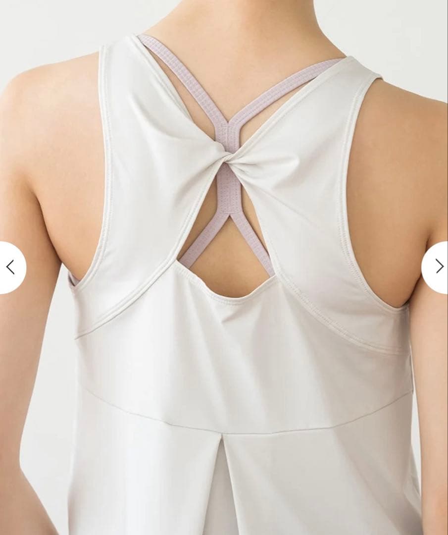 バックツイスト タンクトップ LL