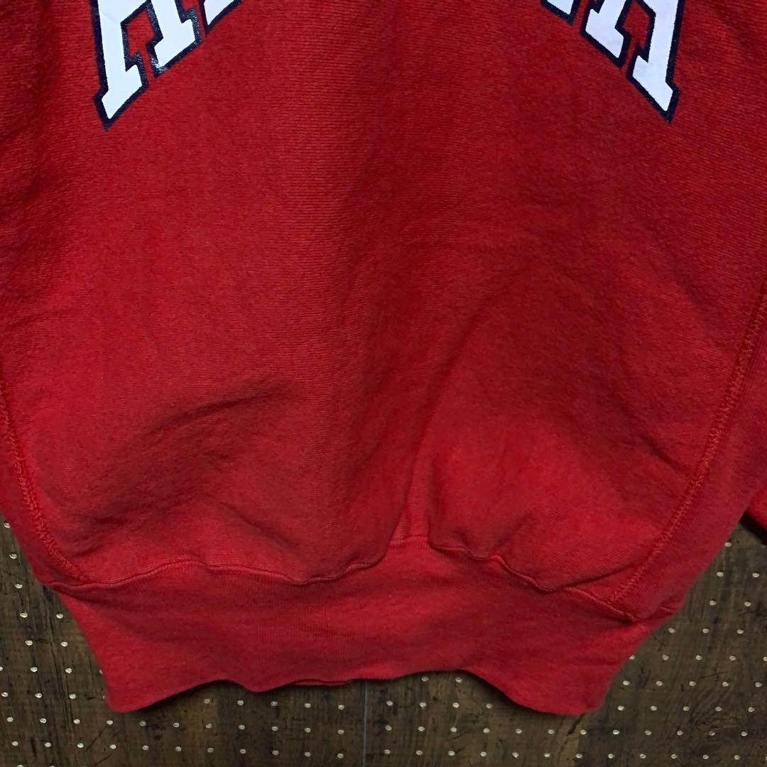 90s USA製 Champion リバースウィーブ スウェット　赤　dh56