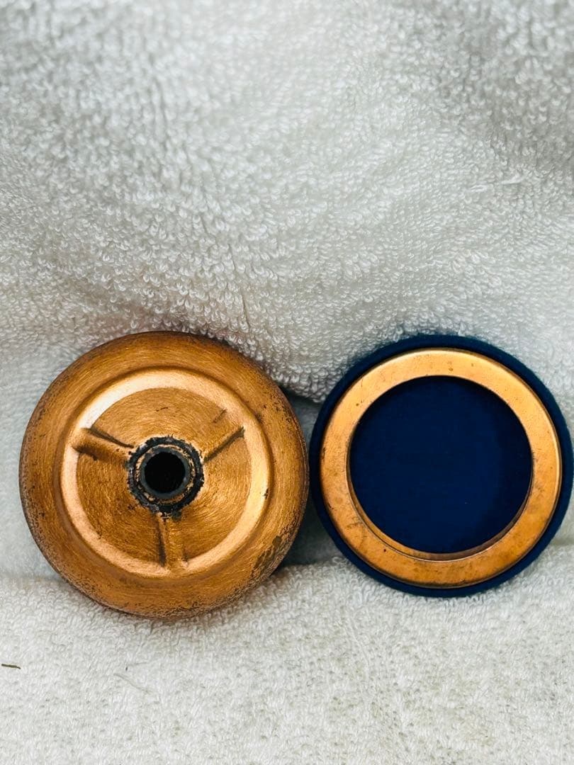 希少コールマン　ファンネル、銅製 1940年代　銅メッシュとブルーフィルター付