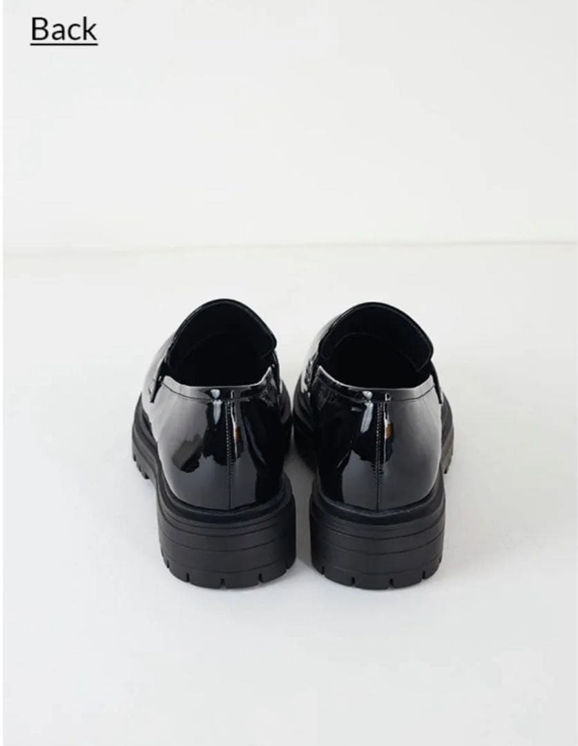 FORME ブラック ローファー レインシューズ　東原亜希　Mサイズ