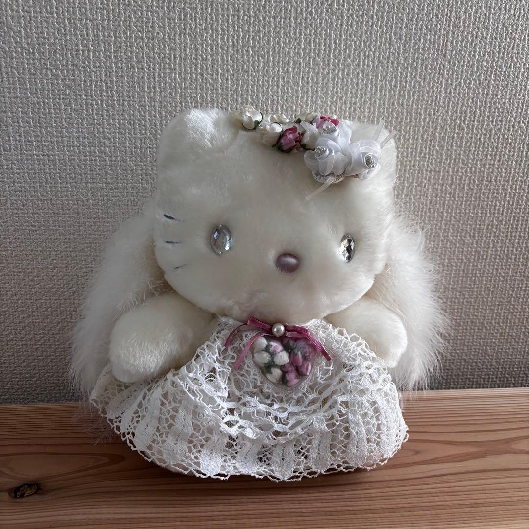 レア 希少 99 サンリオ ハローキティ エンジェル ぬいぐるみ 羽根 ローズ