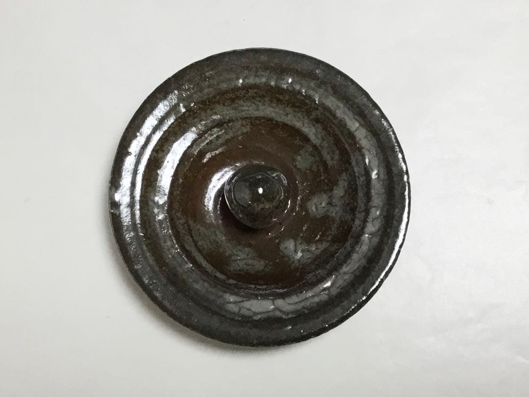 茶道具 古物品 水指 唐津 捻貫 島谷啓介 木箱入