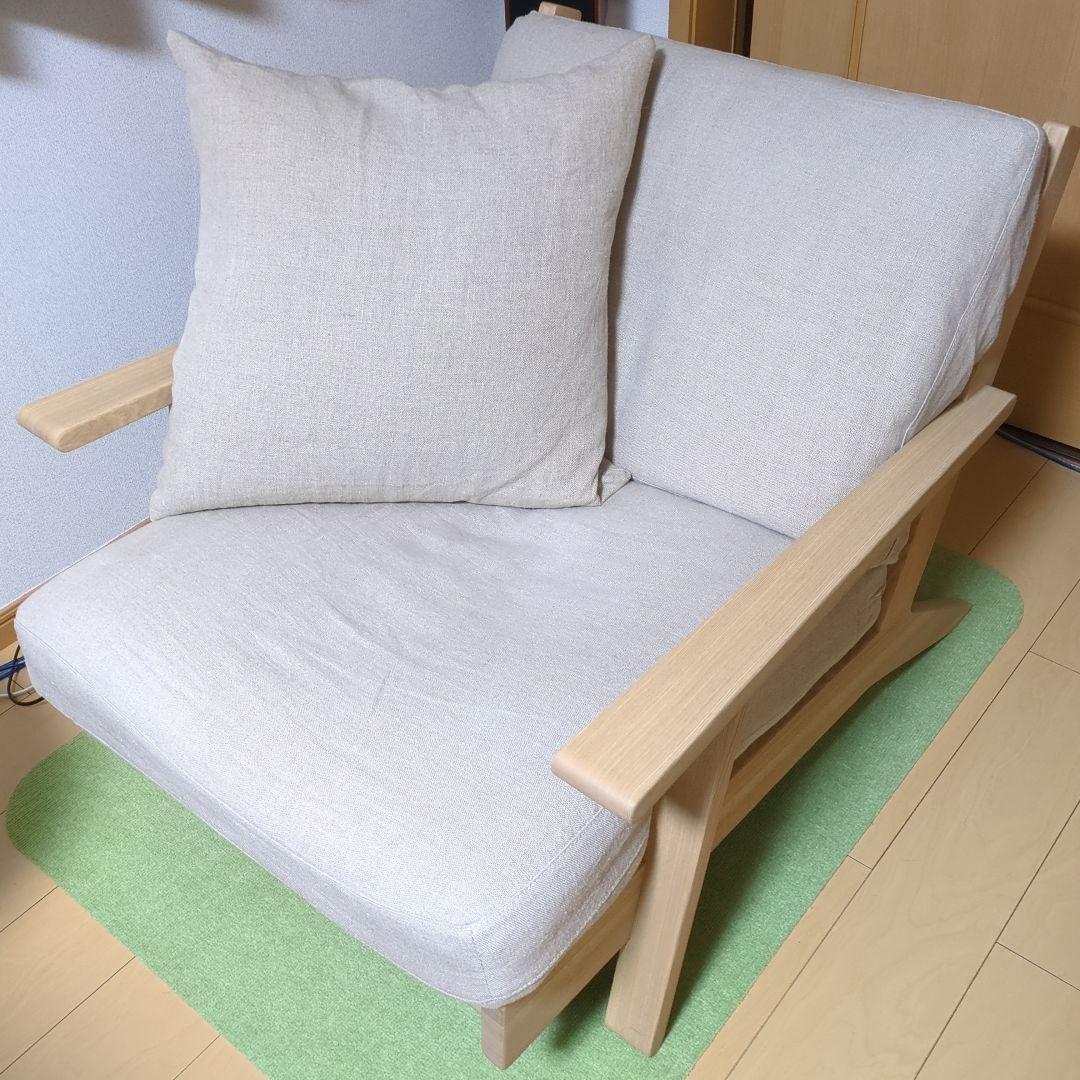 Re:CENO product｜1人掛けソファー NOANA【ナチュラル】