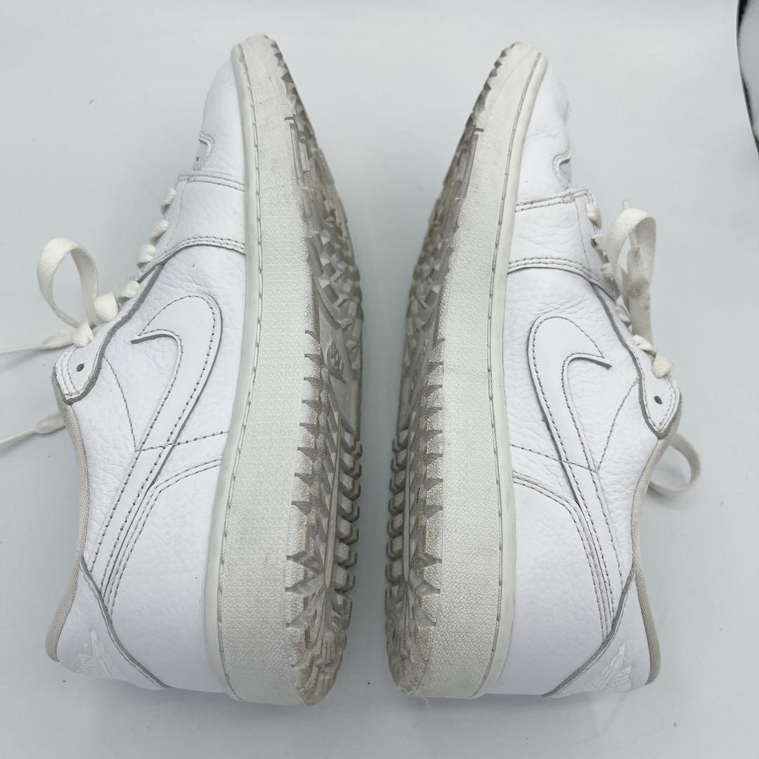 NIKE ナイキ エアジョーダン1ローゴルフ ホワイト27.5cm