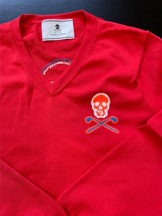 マークアンドロナ ゴルフ　メンズ薄手セーター