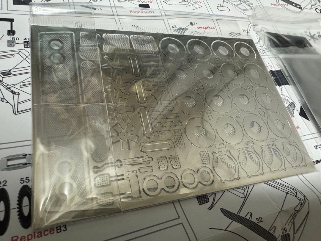 タミヤ 1/24 フェラーリF40+ホビーデザインディテールアップパーツセット