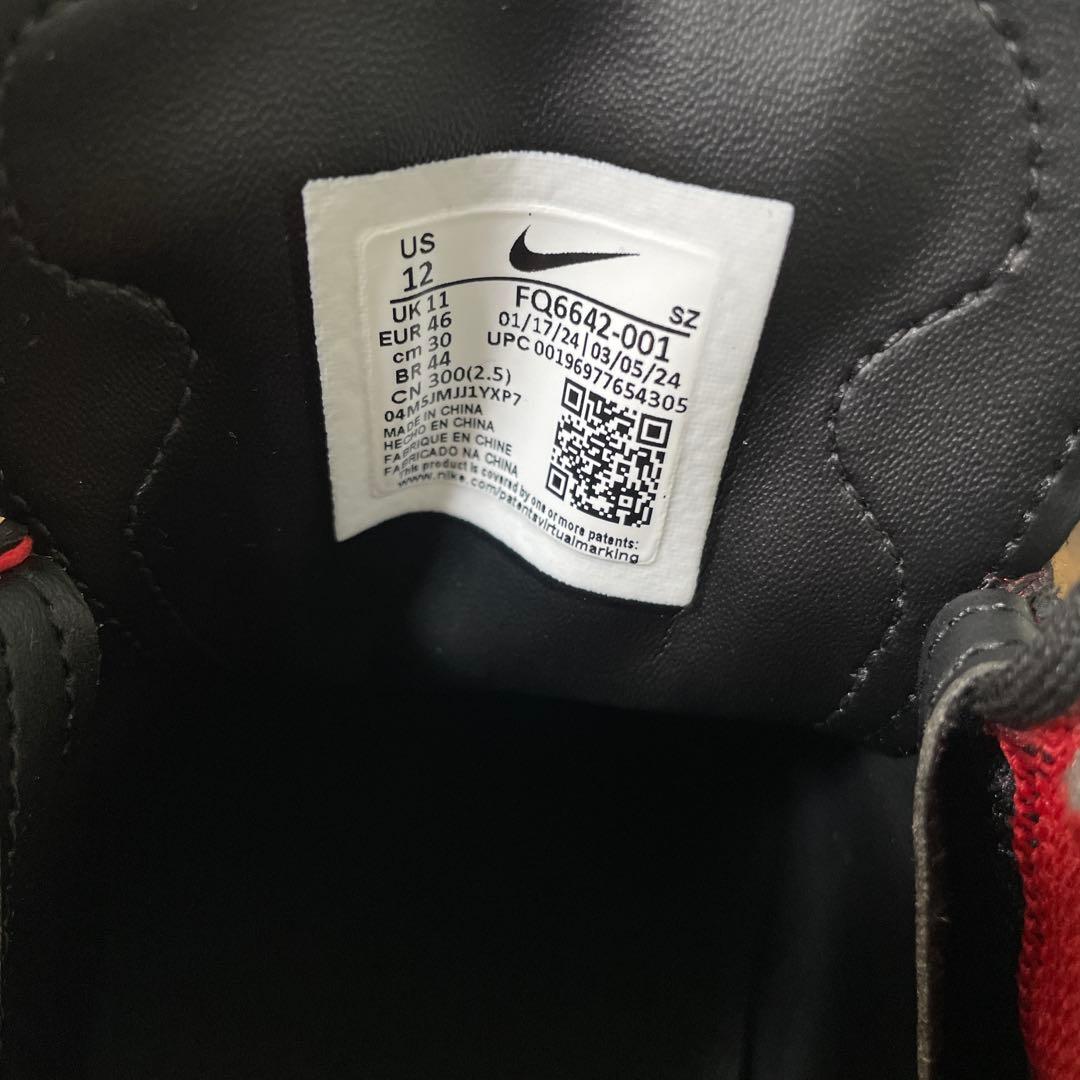 NIKE　ゴルフシューズ　ジョーダン ADG 5　30cm　ブラック/レッド