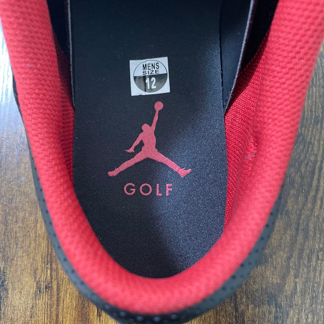 NIKE　ゴルフシューズ　ジョーダン ADG 5　30cm　ブラック/レッド