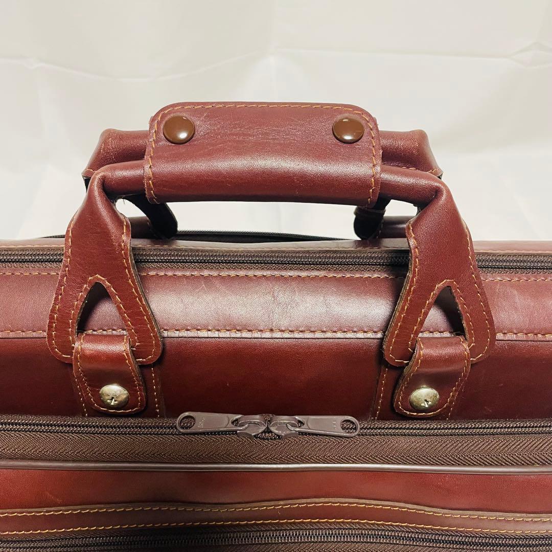 ハートマン レザー ブリーフケース ショルダーバッグ メンズ 茶 2way