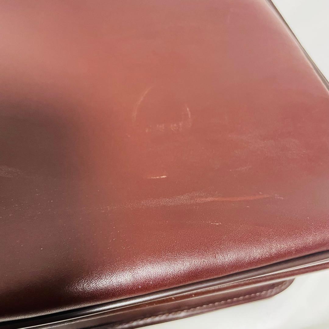 ハートマン レザー ブリーフケース ショルダーバッグ メンズ 茶 2way