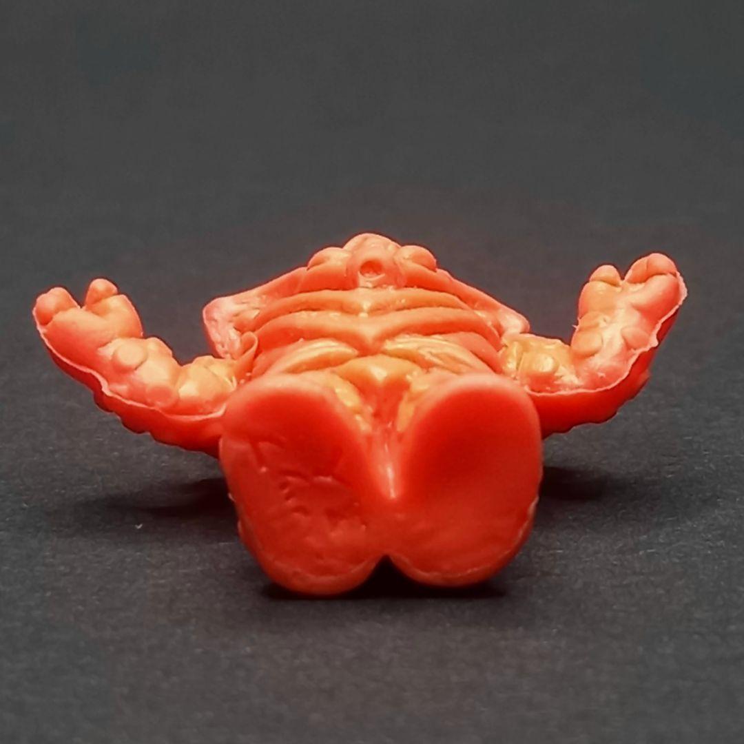 【フリップ星人】ツヤありうすい橙色　ウルトラ 怪獣 消しゴム 特撮 当時もの