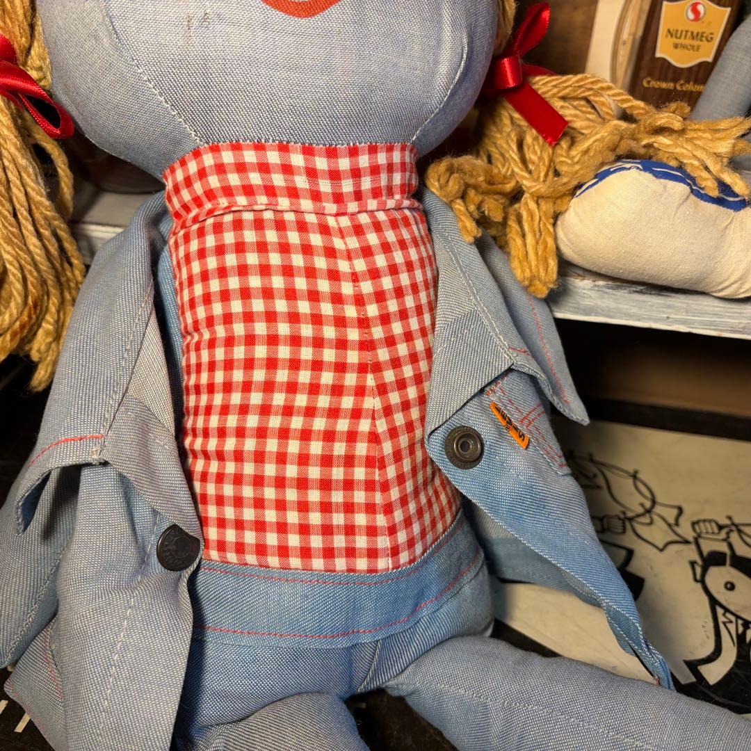 1973年　LEVI'S デニムラグドール　希少サイズ　ビンテージ