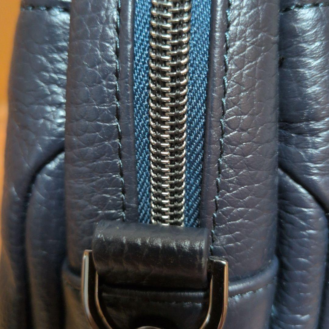 【お値下げ不可】オロビアンコ　ビジネスバッグ　ダークネイビー【未使用に近い】