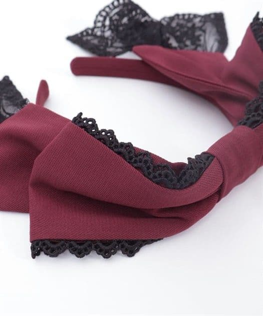 Chalmiere 不思議の国 ジャンスカ&カチューシャ 2点セット ワイン