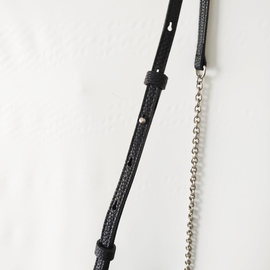 【新品】CK ロゴ カルバンクライン チェーン クロスボディバッグ ブラック