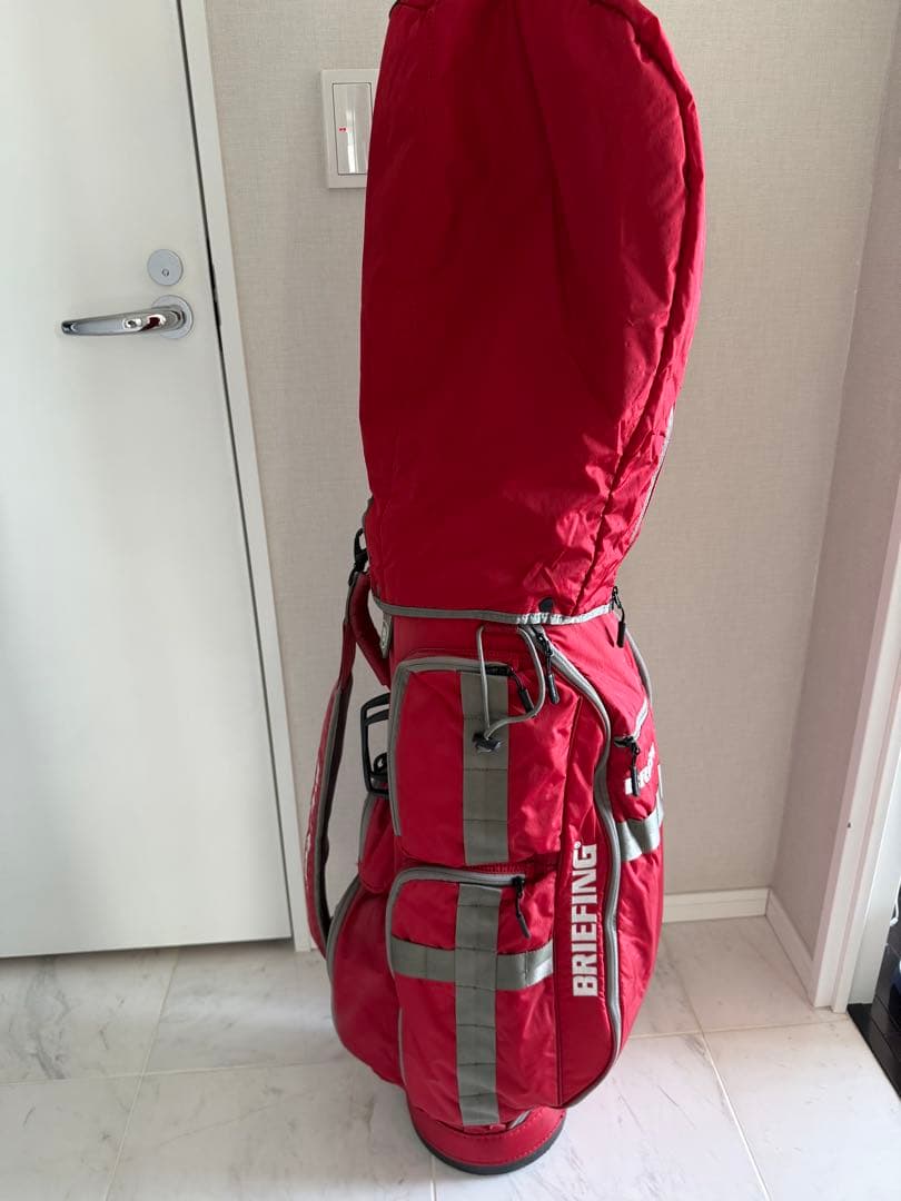 BRIEFING ブリーフィング キャディーバッグ　レッド