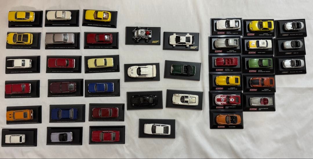 台座付きミニカーまとめ売り　絶版名車コレクション　京商　REAL-X ポルシェ