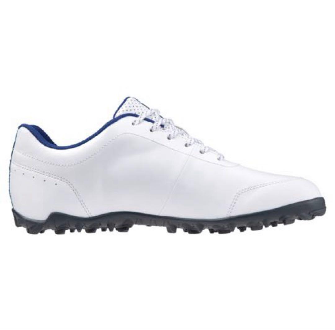 【新品未使用】ミズノ ゴルフシューズ 25㎝ ワイドスタイル ライト 4E 軽量