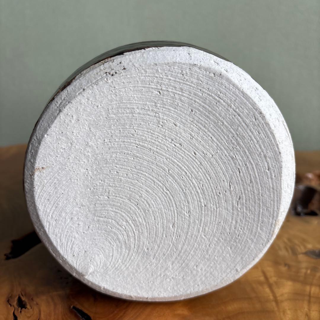 天王窯 蔵田光憲 水指 瀬戸黒 茶道具 共箱